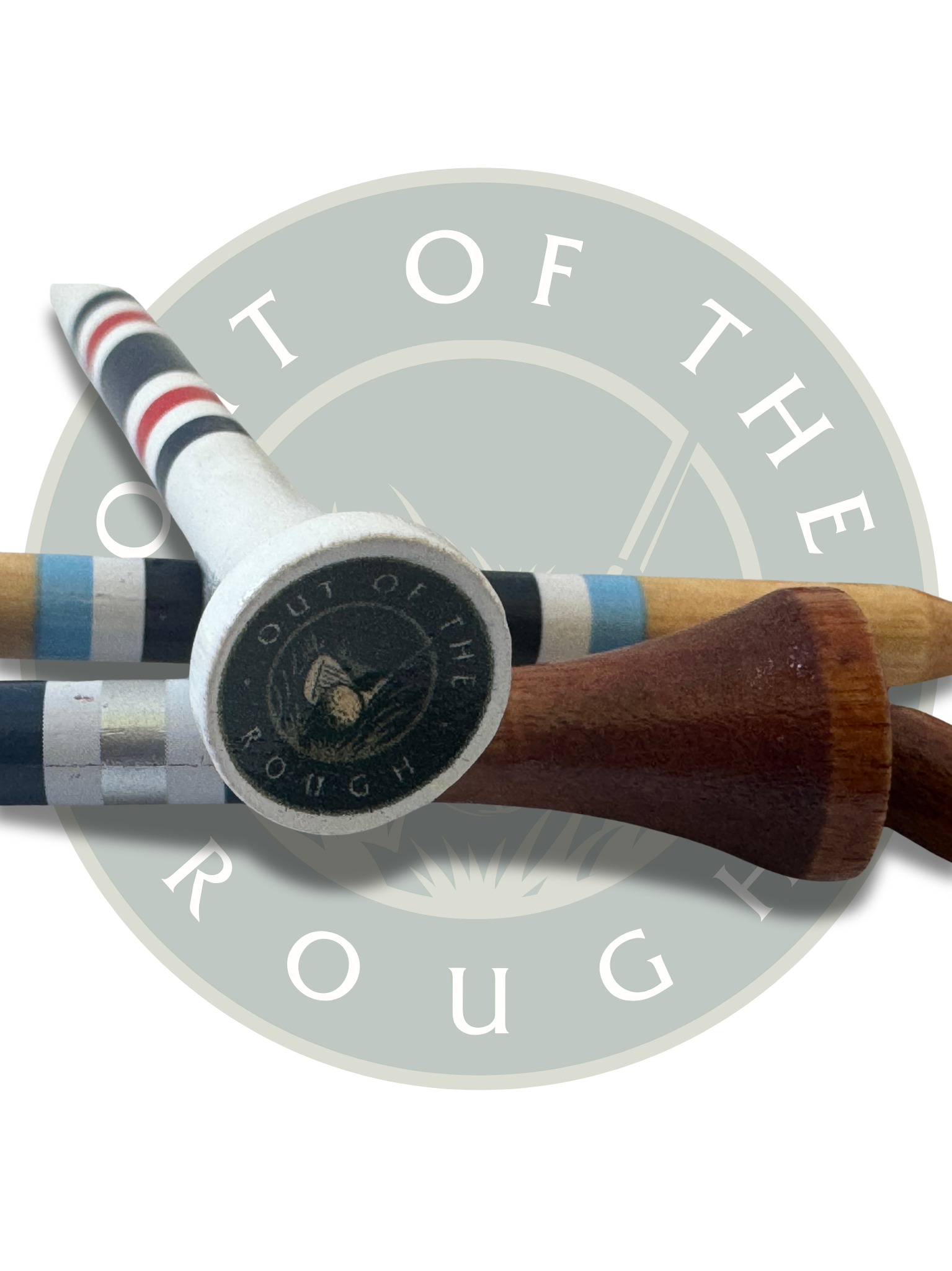 Out of the Rough x Western Birch Premium Hardwood Golf Tees - 50ct