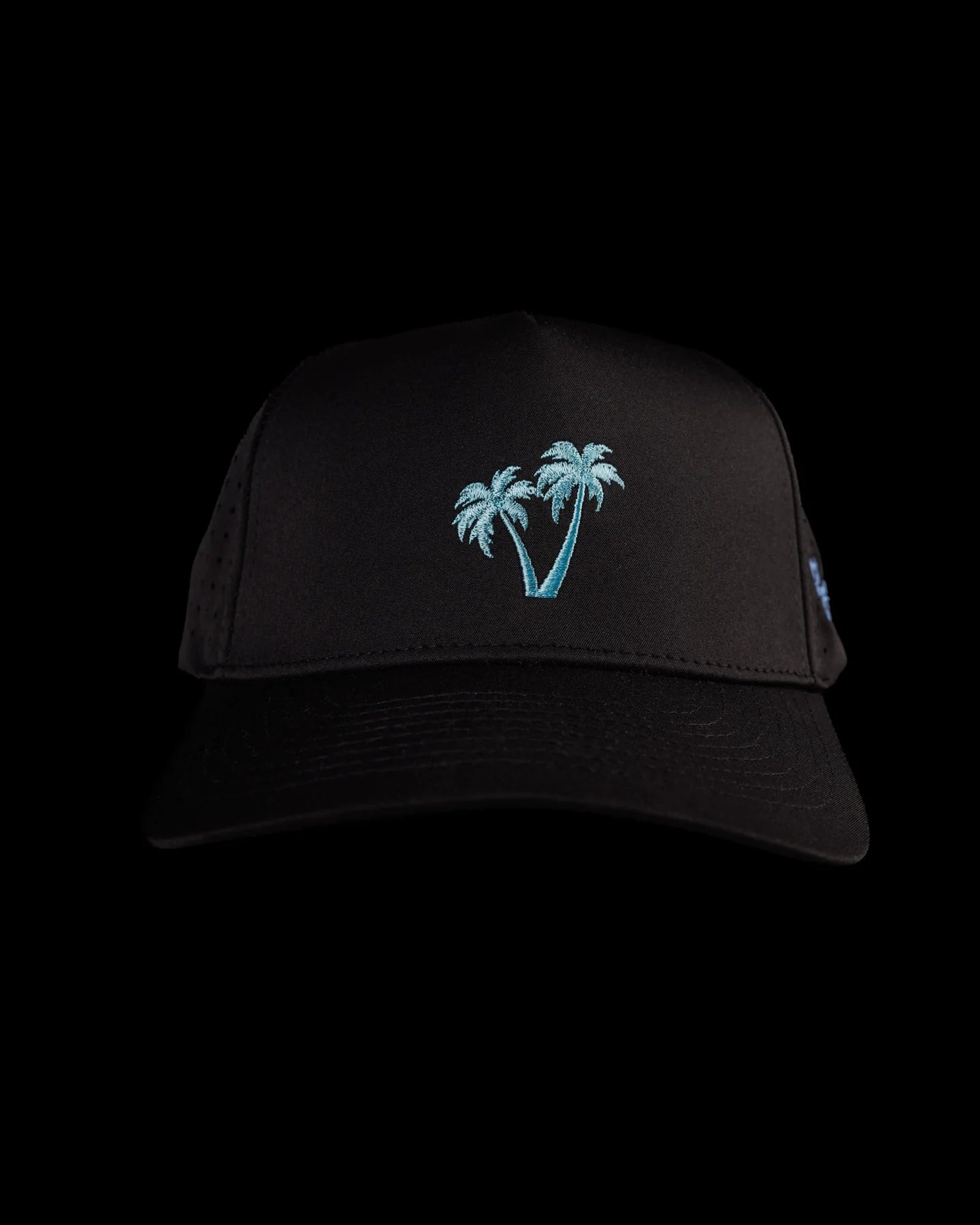 Palm Black Golf Hat