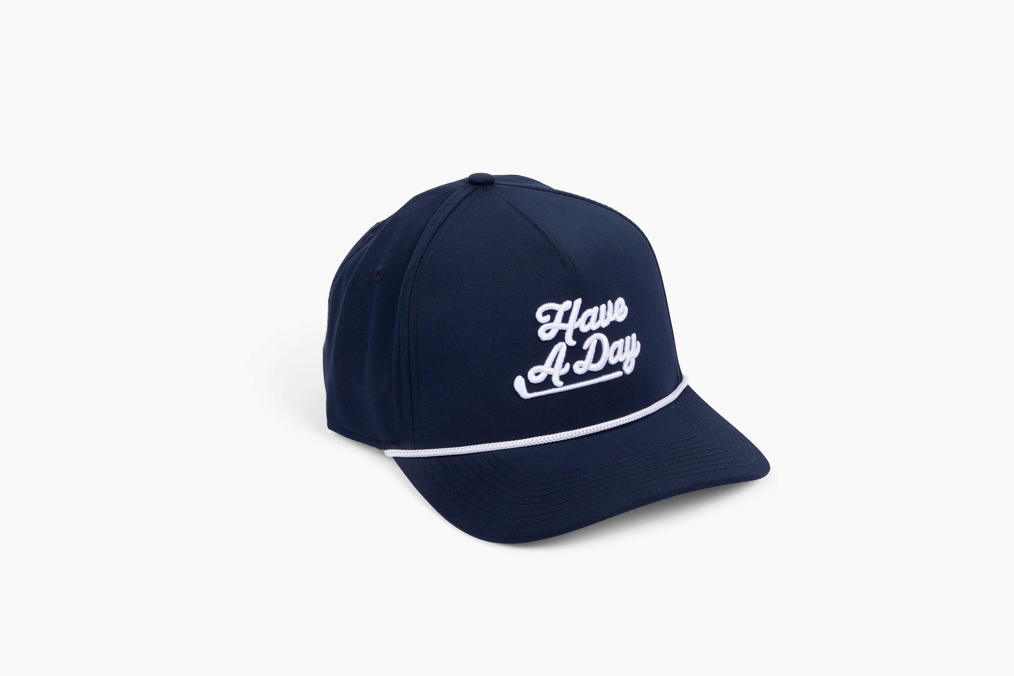 Have a Day Rope Hat - Navy/Gray
