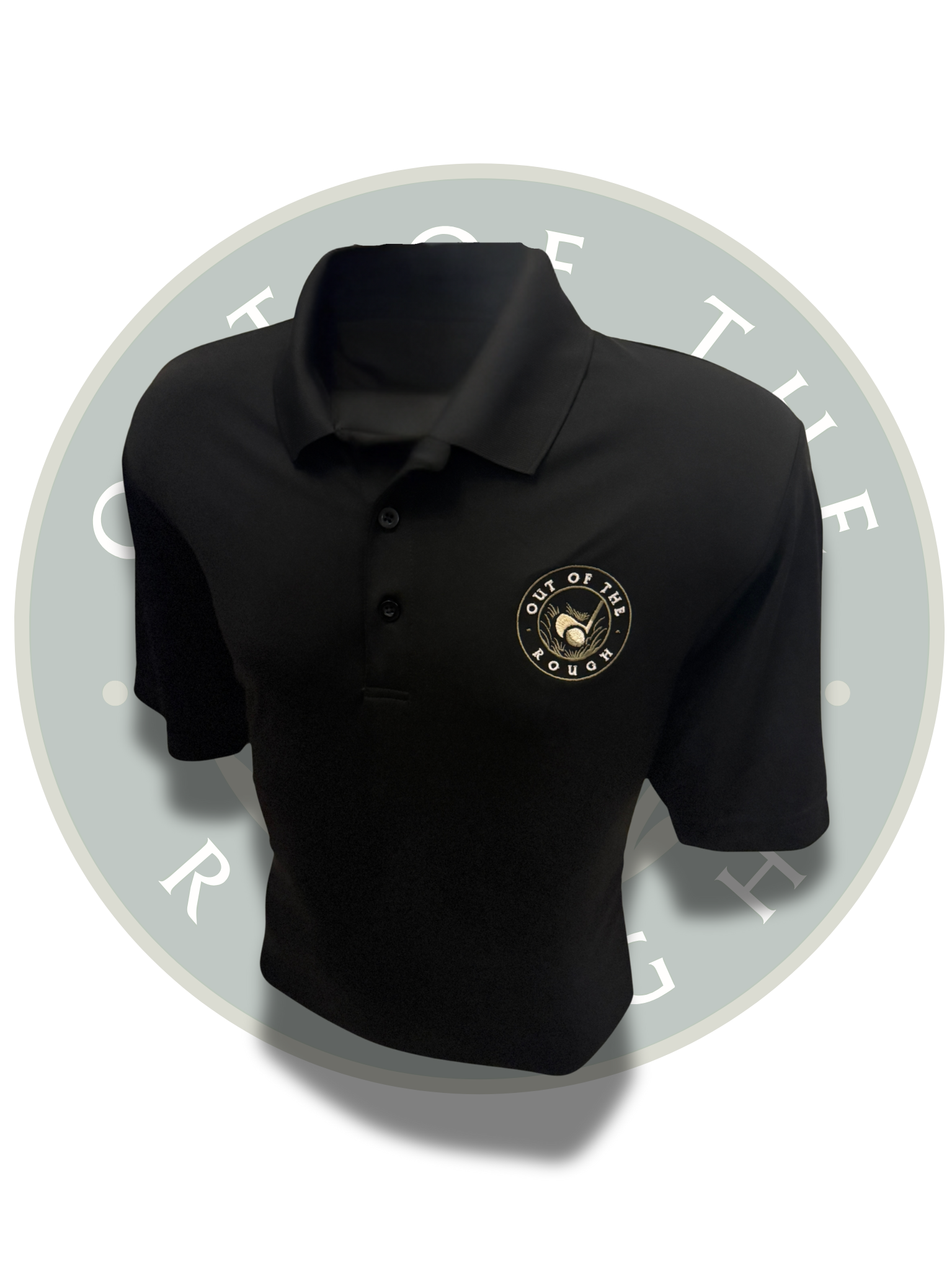 Out of the Rough x Sport-Tek® Competitor Lightweight Performance Polo - Men's