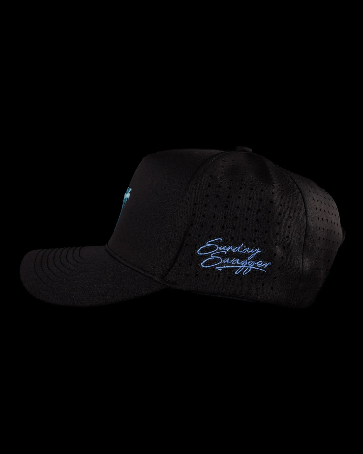Palm Black Golf Hat