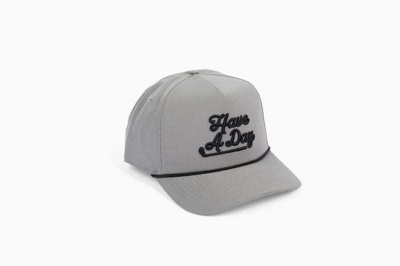 Have a Day Rope Hat - Navy/Gray